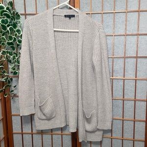 Love Ellie Audra side lace up detail textured cardigan